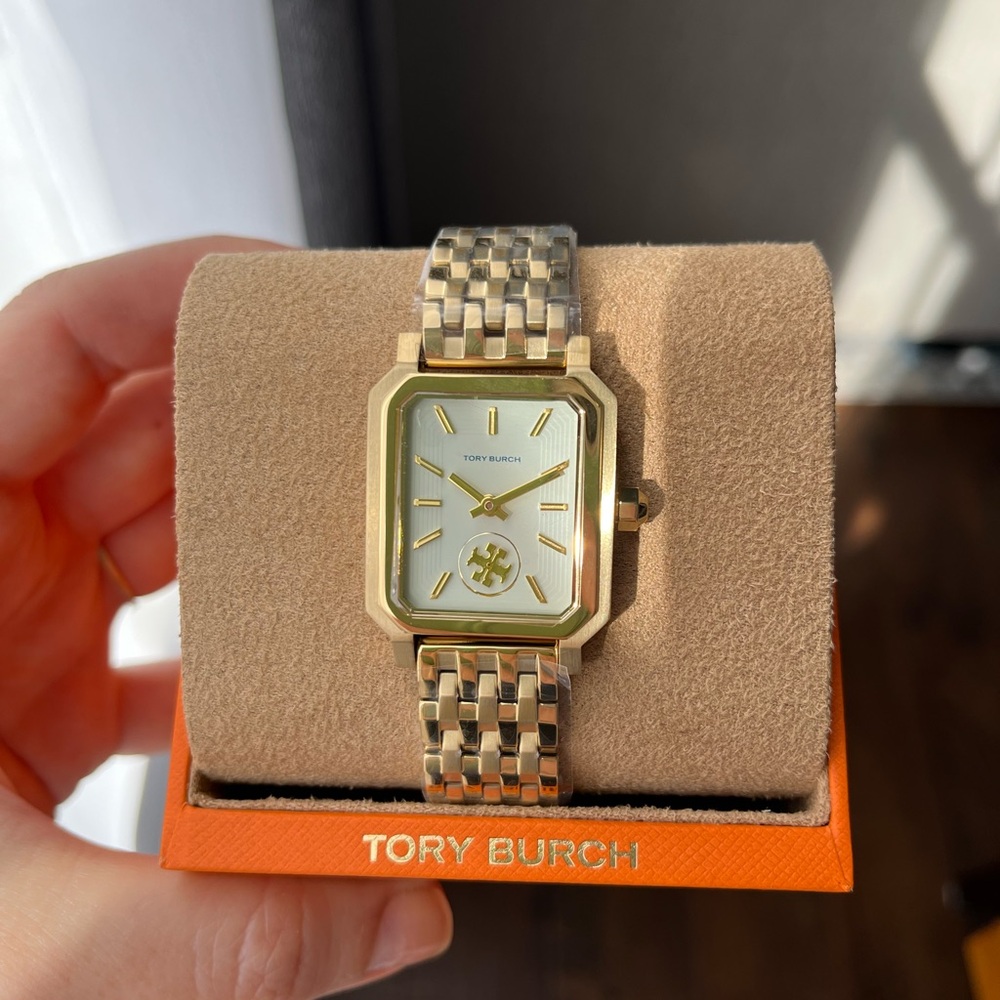 Tory Burch Robinson Gold stainless steel women’s watch